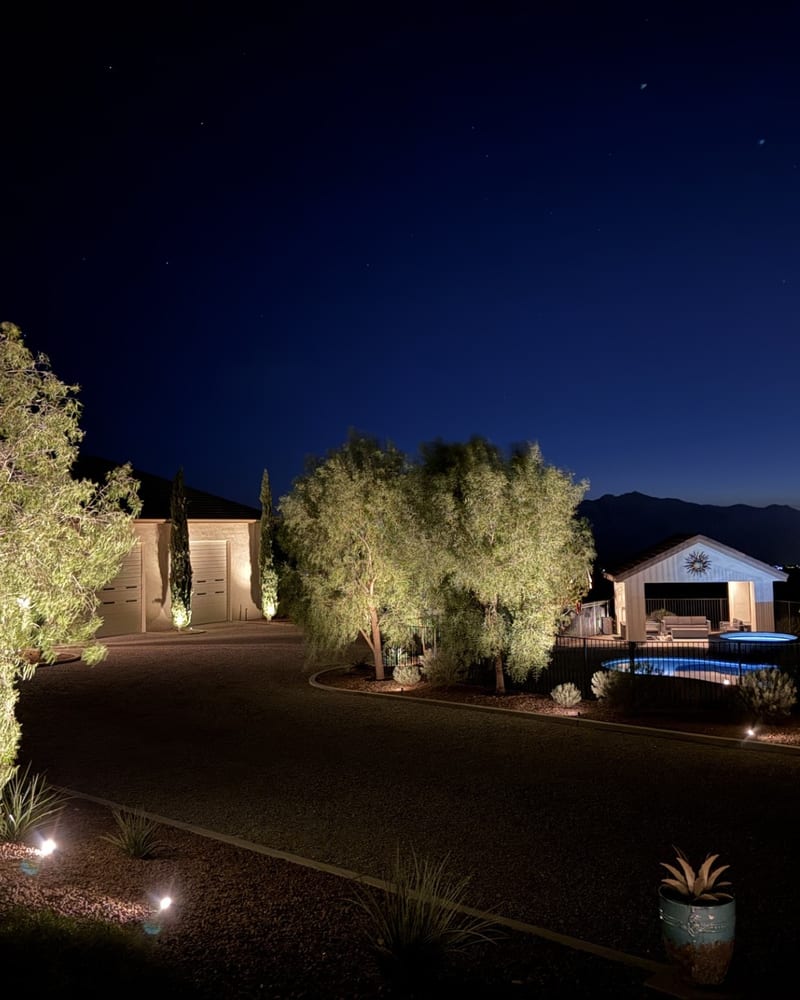 Luxury pool and outdoor living at Rancho Tortuga Estate